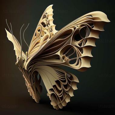 3D модель Papilio chikae (STL)